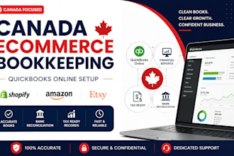 set up canada ecommerce bookkeeping using quickbooks online