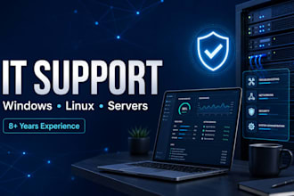 provide professional IT support for windows and linux