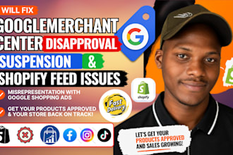 fix google merchant center product disapproval, suspension shopify feed issues