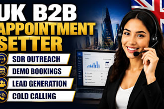 help with b2b cold calling appointment setting for saas in UK