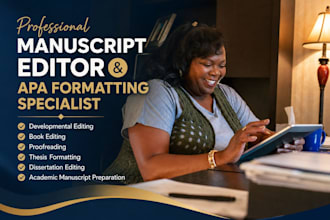 professionally assess your manuscript and prepare it for publishing