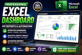 build professional excel dashboards and automated reports