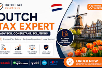 be your dutch tax advisor, business consultant, personal dutch tax return expert