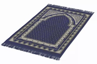 create photorealistic 3d models and renders for mats, towels and bedsheets