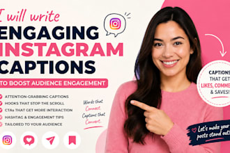 write engaging instagram captions to boost audience engagement