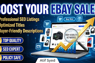 create SEO optimized ebay product listings with professional descriptions