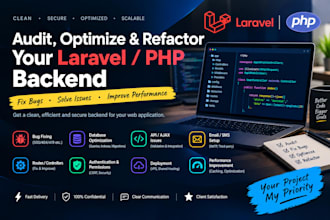 fix laravel bugs, PHP errors and broken website features