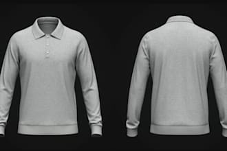 design 3d garments,3d polo, 3d shirt, 3d bag, virtual fashion in clo 3d