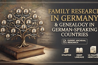 do family research in germany and genealogy in german speaking countries