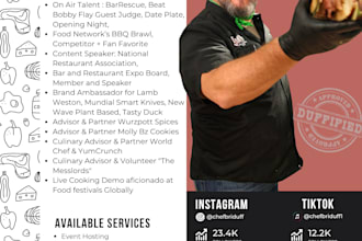 design a one sheet media kit that gets you booked