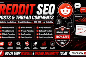 reddit seo post and thread comment website marketing brand mention