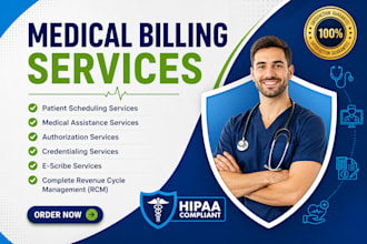 provide expert medical billing, ar follow up, denial management and rcm services