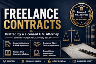 draft custom project based freelance agreement documents