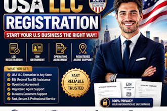 register USA llc non US resident with ein number in 48 hours US llc registration