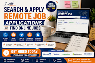 search and apply for remote job applications or find online jobs