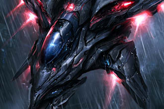 draw sci fi spaceship design