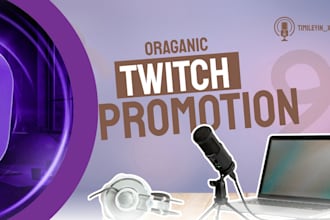do twitch channel promotion