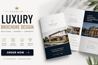 design luxury brochure professional brochure real estate business brochure