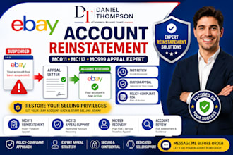 do ebay account reinstatement, resolve ebay mc011 mc113 mc999 restriction