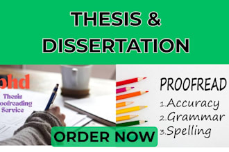 proofread, humanize and format your phd thesis and dissertation