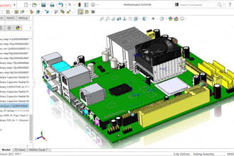 design pcb enclosure, consumer electronics cad model using solidworks, fusion360
