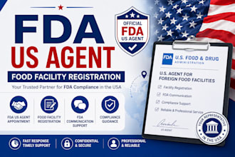 be your us agent for fda registration and import compliance