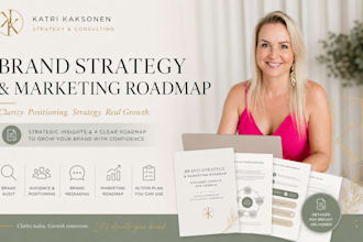 create a brand strategy and marketing roadmap for you
