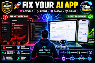fix lovable ai website, lovable to ios or android, bolt, supabase, vibe coding