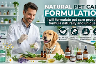 formulate pet care products formula naturally and uniquely