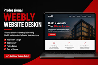 build weebly website design and redesign weebly landing page