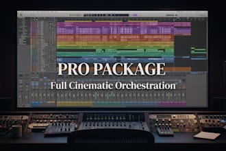 write professional orchestral arrangements and film scores
