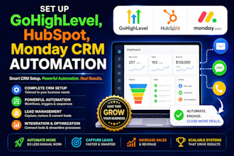 automate gohighlevel hubspot workflows monday crm zapier automation