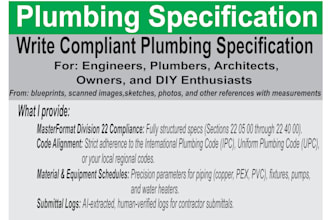 write compliant plumbing specs using google ai code validation
