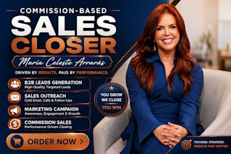 b2b sales closer commission based b2b sales lead insurance sales representative