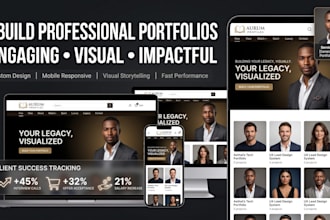 create a professional portfolio website to showcase your work