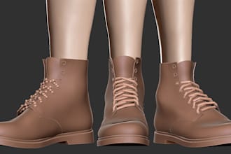 create shoes, 3d sneakers, 3d footwear 3d shoes for second life