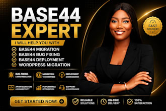 base44 expert migrate base44 to wordpress base44 bug fixing base44 deployment