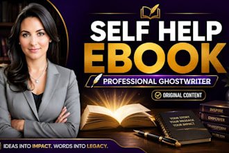 write your self help book ebook personal development book as a ghostwriter
