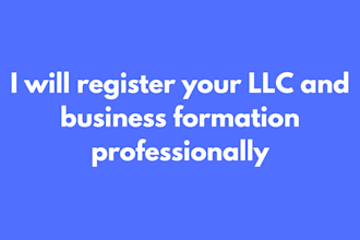 register your llc and business formation professionally