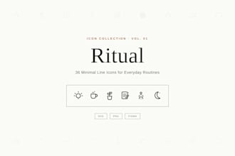 design custom line icons for your app or website