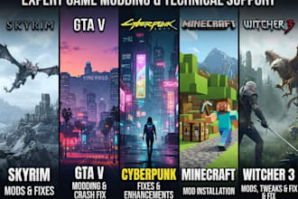 create optimize fix install gta 5 cyberpunk 2077 skyrim fallout 4 mods dayz mod