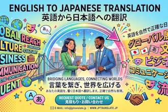 translate english to natural japanese