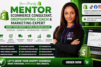 be shopify mentor ecommerce website consultant and dropshipping marketing expert