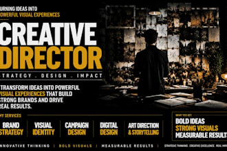 elevate your brand with expert creative direction and visual strategy