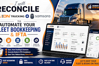 reconcile axon trucking and samsara to automate your fleet bookkeeping and ifta