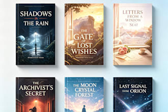design novel cover and book cover