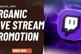 do organic twitch channel promotion
