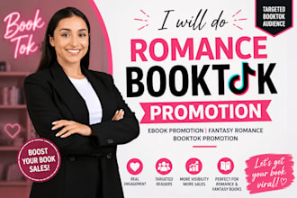 do romance booktok promotion ebook promotion fantasy romance ebook marketing