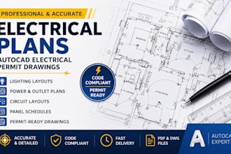 design electrical plans and autocad electrical permit drawings