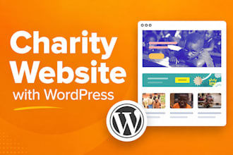 build wordpress charity, nonprofit, christian website, donation website